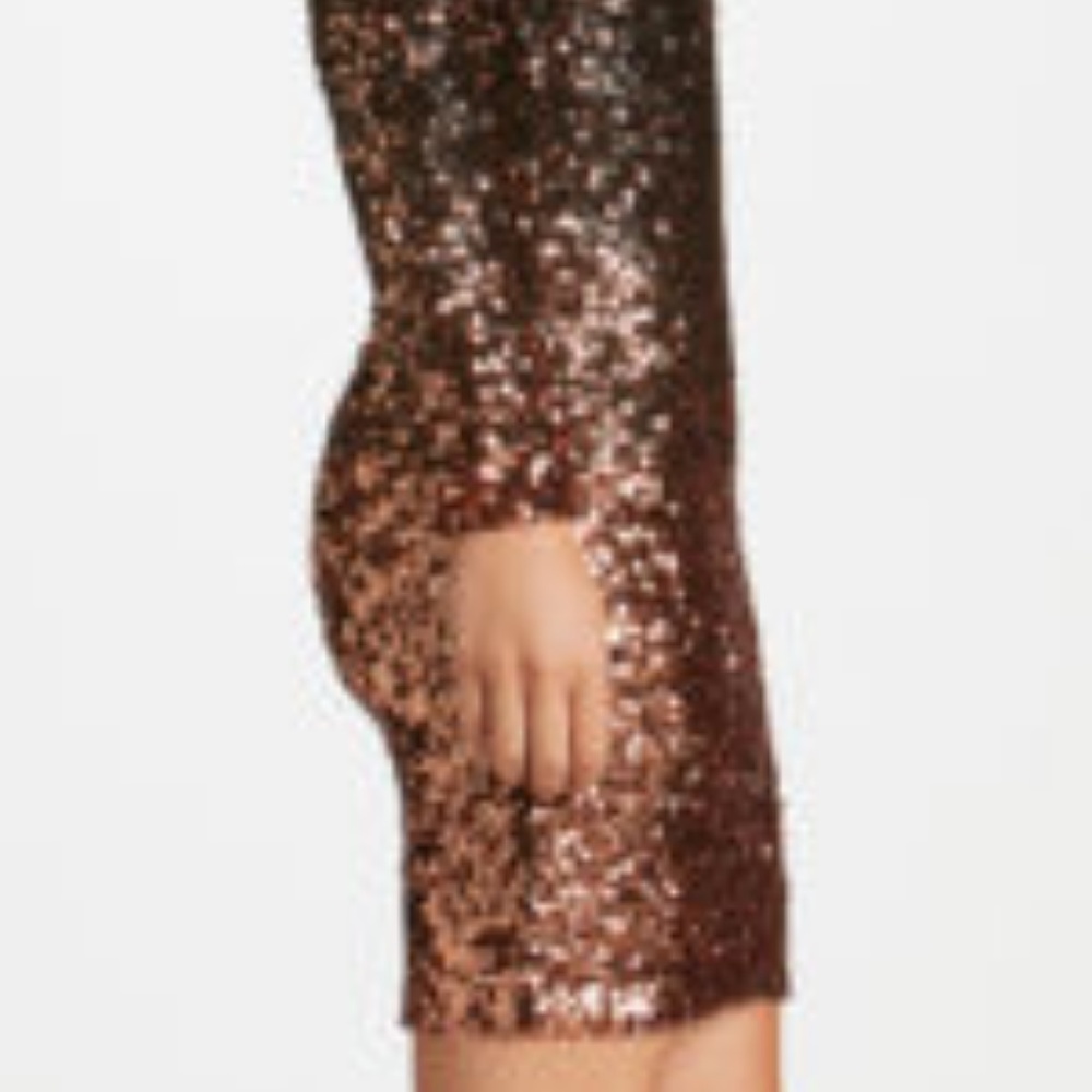 Lola Ombre Sequin Mini  Dress The Population S - Picture 3 of 4